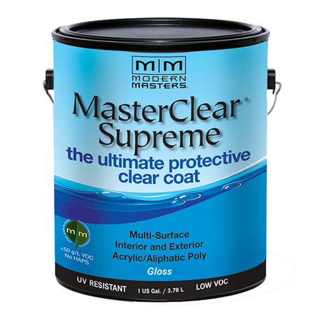 MODERN MASTERS 1 Gal Clear MasterClear Supreme Protective Clear Coat, Gloss MCS904